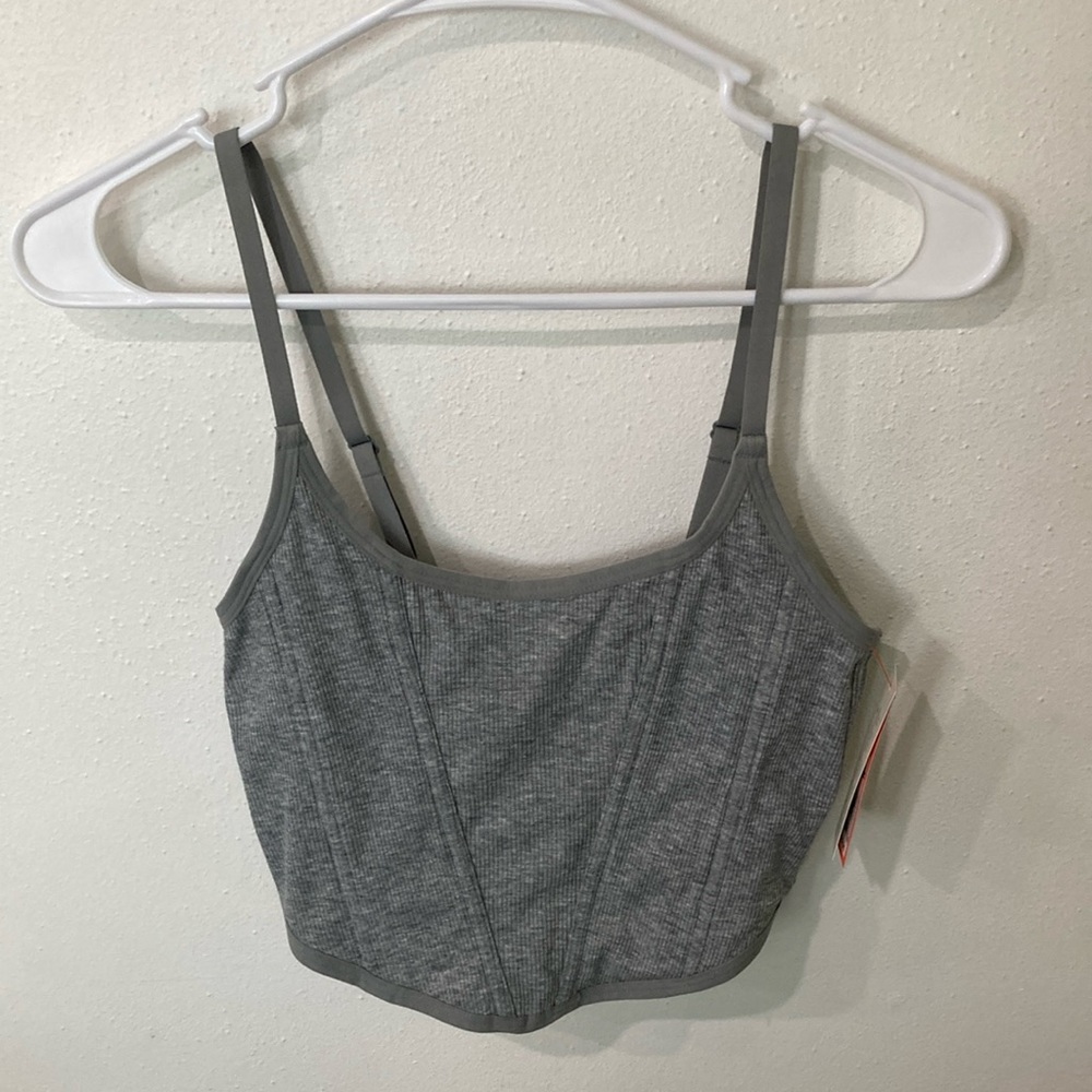 Corset style crop top